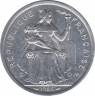 Монета. Французская Полинезия. 2 франка 1985 год. ав.