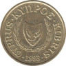 Монета. Кипр. 10 центов 1993 год. ав.