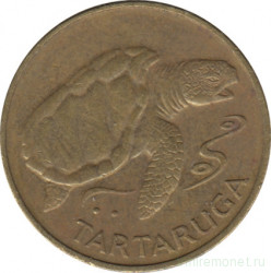 Монета. Кабо-Верде. 1 эскудо 1994 год. Морская черепаха.
