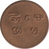 Монета. Британская Индия. Королевство Траванкор (1860 - 1948). 1 кэш без даты (1928). рев.
