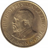 Монета. Кения. 5 центов 1969 год.