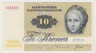 Банкнота. Дания. 10 крон 1972 год. ав.