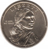 Монета. США. 1 доллар 2026 год. Сакагавея, Полли Купер. Монетный двор P.