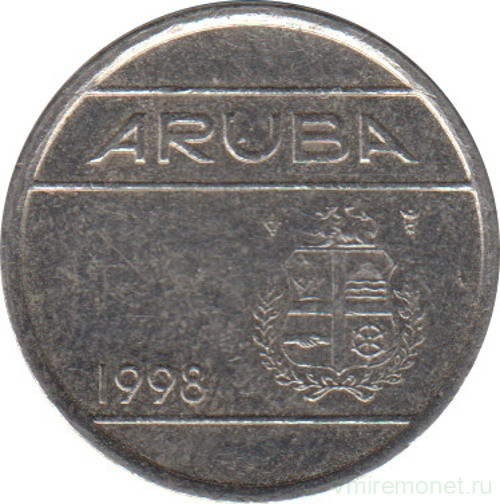 Монета. Аруба. 5 центов 1998 год.