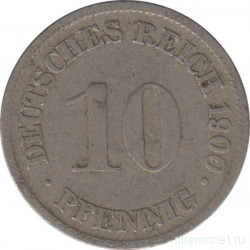 Монета. Германия (Германская империя 1871-1922). 10 пфеннигов 1900 год. (D).