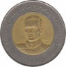 Монета. Доминиканская республика. 10 песо 2010 год. ав.
