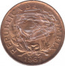 Монета. Колумбия. 5 сентаво 1967 год. ав.