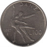 Монета. Сан-Марино. 100 лир 1997 год. Танец. ав.