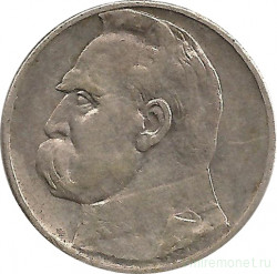 Монета. Польша. 2 злотых 1934 год. Юзеф Пилсудский.