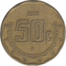 Монета. Мексика. 50 сентаво 2002 год. ав.