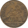 Монета. Франция. 50 сантимов 1921 год. ав.