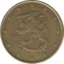Монеты. Финляндия. 50 центов 2009 год.