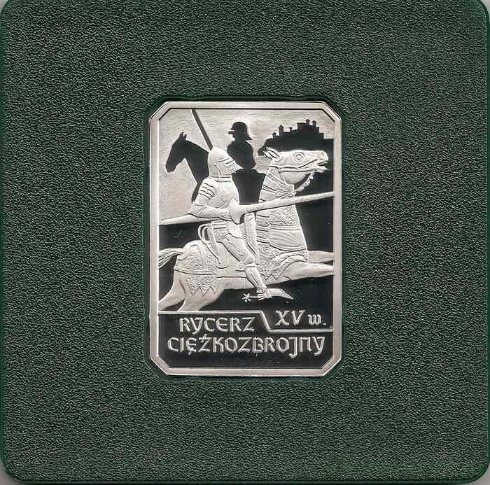 Монета. Польша. 10 злотых 2007 год. Рыцарь XV век.