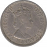 Монета. Британские Восточные Карибские территории. 50 центов 1965 год. рев.