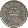 Монета. Швеция. 5 крон 2007 год.