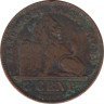 Монета. Бельгия. 2 цента 1905 год. DER BELGEN. рев.