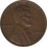 Монета. США. 1 цент 1950 год. ав.