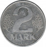 Монета. ГДР. 2 марки 1974 год. ав.