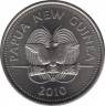 Монета. Папуа - Новая Гвинея. 10 тойя 2010 год. рев.