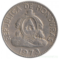 Монета. Гондурас. 50 сентаво 1973 год.
