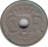 Монета. Дания. 10 эре 1947 год. ав.
