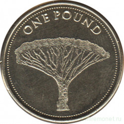 Монета. Гибралтар. 1 фунт 2016 год.