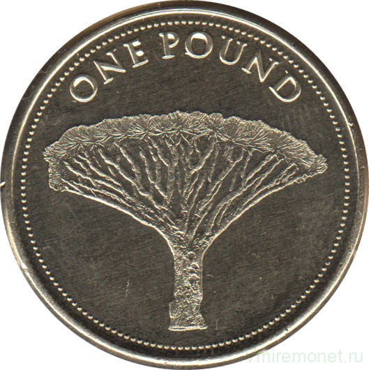 Монета. Гибралтар. 1 фунт 2016 год.