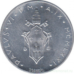 Монета. Ватикан. 2 лиры 1971 год. Агнец.