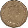 Монета. Сейшельские острова. 10 центов 1953 год. рев.
