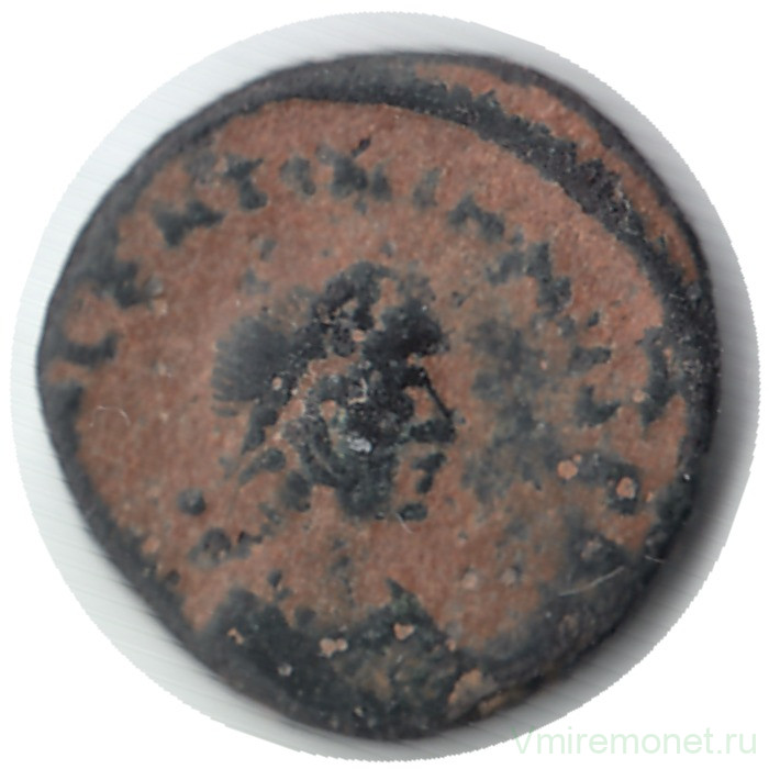 Монета. Римская империя. Фолис (375-392 гг) Валентиниан II. №12