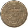 Монета. Словакия. 10 центов 2009 год.