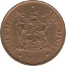 Монета. Южно-Африканская республика. 2 цента 1978 год. ав.
