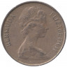 Монета. Бермудские острова. 5 центов 1977 год. 