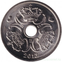Монета. Дания. 5 крон 2013 год.
