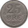 Монета. Дания. 25 эре 1921 год. рев.