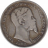 Монета. Сардиния. 1 лира 1860 год. М. ав.