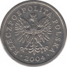 Монета. Польша. 20 грошей 2004 год. ав.