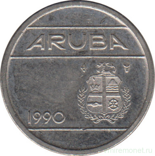 Монета. Аруба. 5 центов 1990 год.