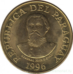 Монета. Парагвай. 100 гуарани 1996 год.
