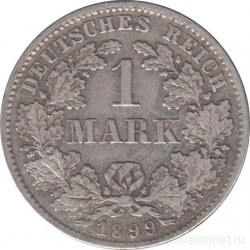 Монета. Германия. Германская империя. 1 марка 1899 год. Монетный двор - Мюнхен (D).