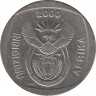 Монета. Южно-Африканская республика (ЮАР). 5 рандов 2000 год. Новый тип. ав.