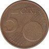 Монета. Германия. 5 центов 2004 год (F). рев.