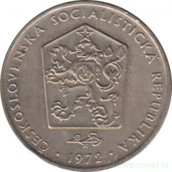 Монета. Чехословакия. 2 кроны 1972 год.