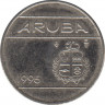 Монета. Аруба. 10 центов 1995 год. ав.