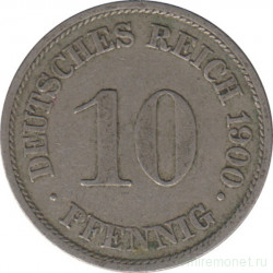Монета. Германия (Германская империя 1871-1922). 10 пфеннигов 1900 год. (A).