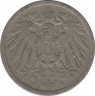Монета. Германия (Германская империя 1871-1922). 10 пфеннигов 1900 год. (A). рев.