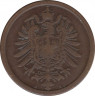 Монета. Германия (Германская империя 1871-1922). 2 пфеннига 1876 год. (A). рев.