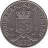 Монета. Нидерландские Антильские острова. 25 центов 1976 год. ав.