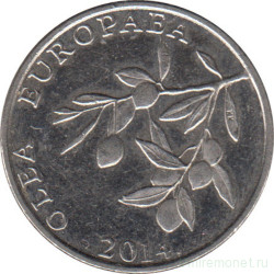 Монета. Хорватия. 20 лип 2014 год.
