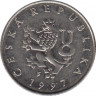 Монета. Чехия. 1 крона 1997 год. ав.